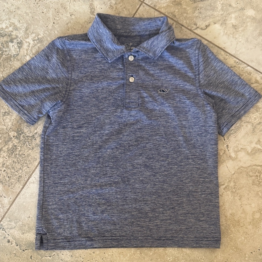 Vineyard Vines Performance Blue Polo Shirt
